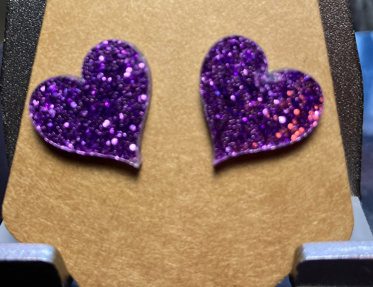 Heart studs