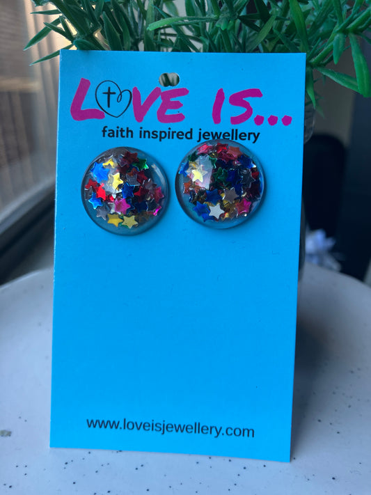 Sparkle - bubble stud
