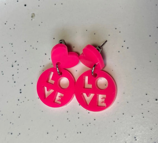 LOVE earrings